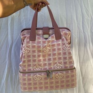 Vintage Chanel Travel line carry on bag